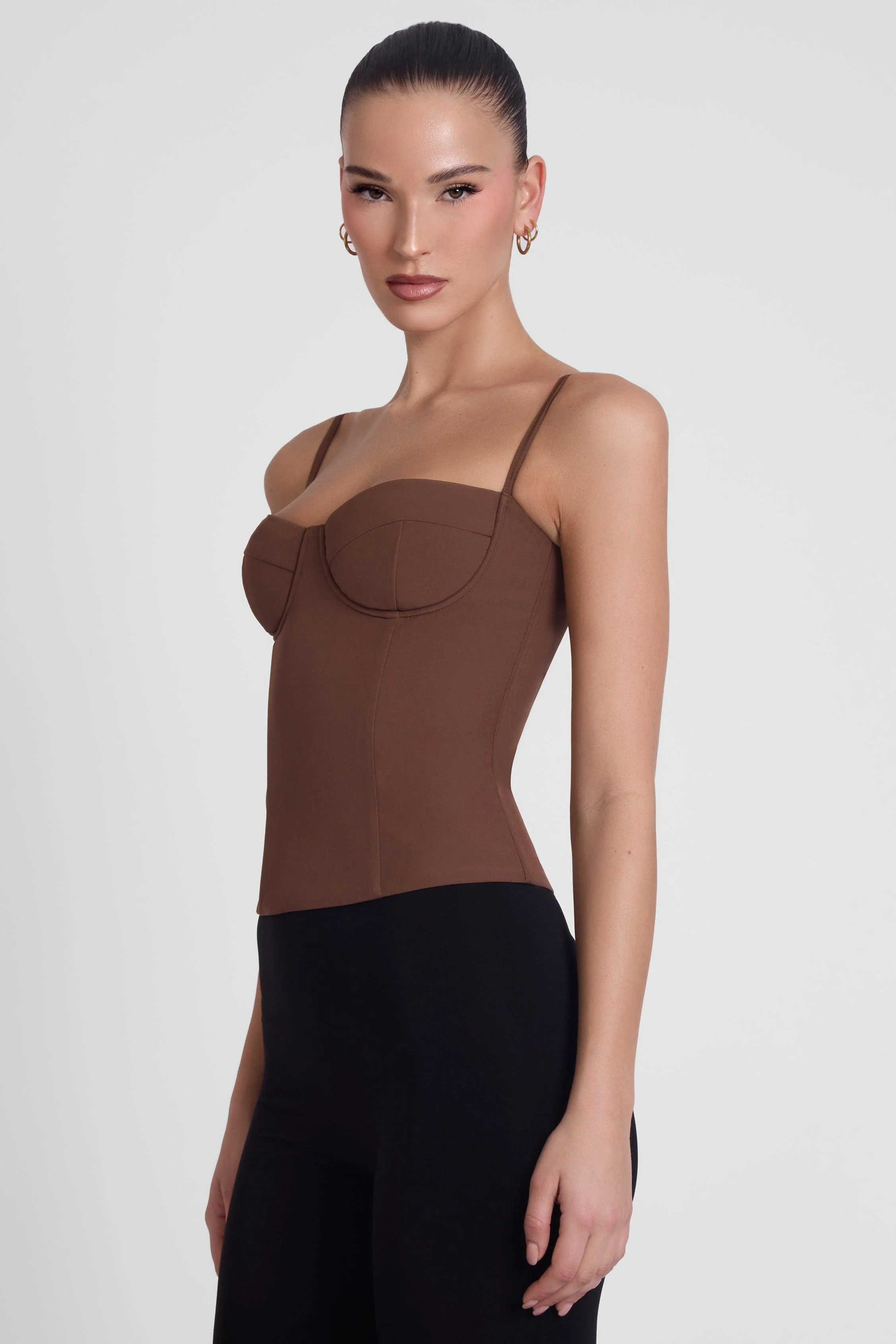 Bali Bustier Corset Top - Brown - Image 3