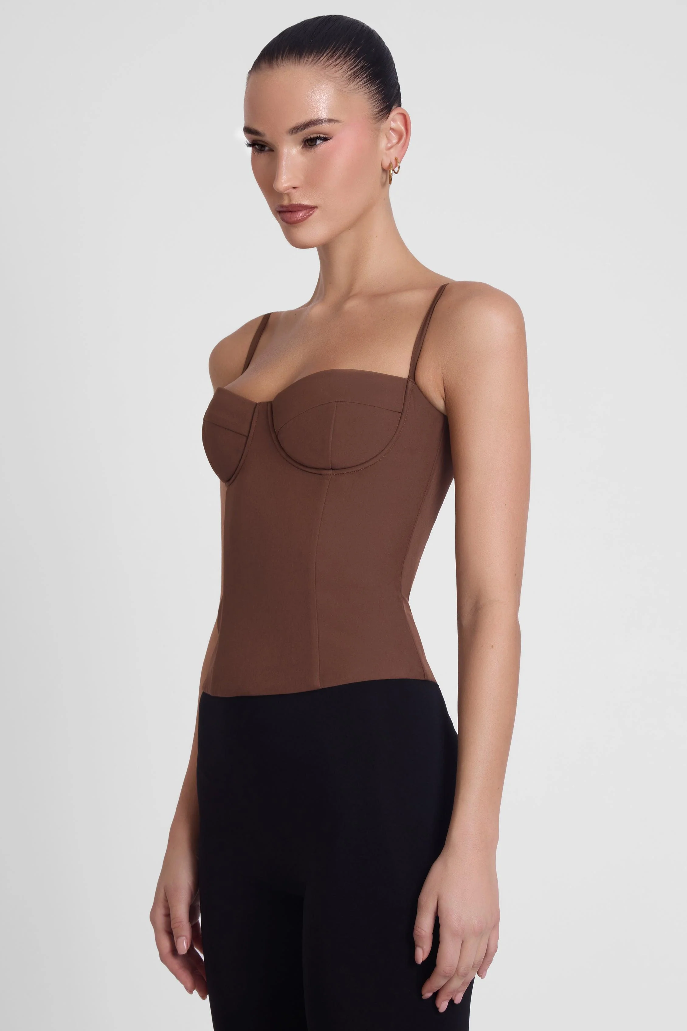 Bali Bustier Corset Top - Brown - Image 4