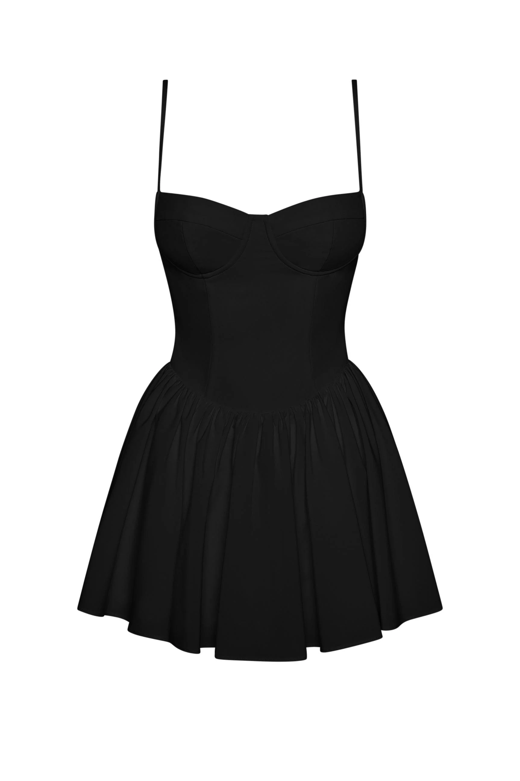 Bellini Bustier Mini Dress - Black - Image 8