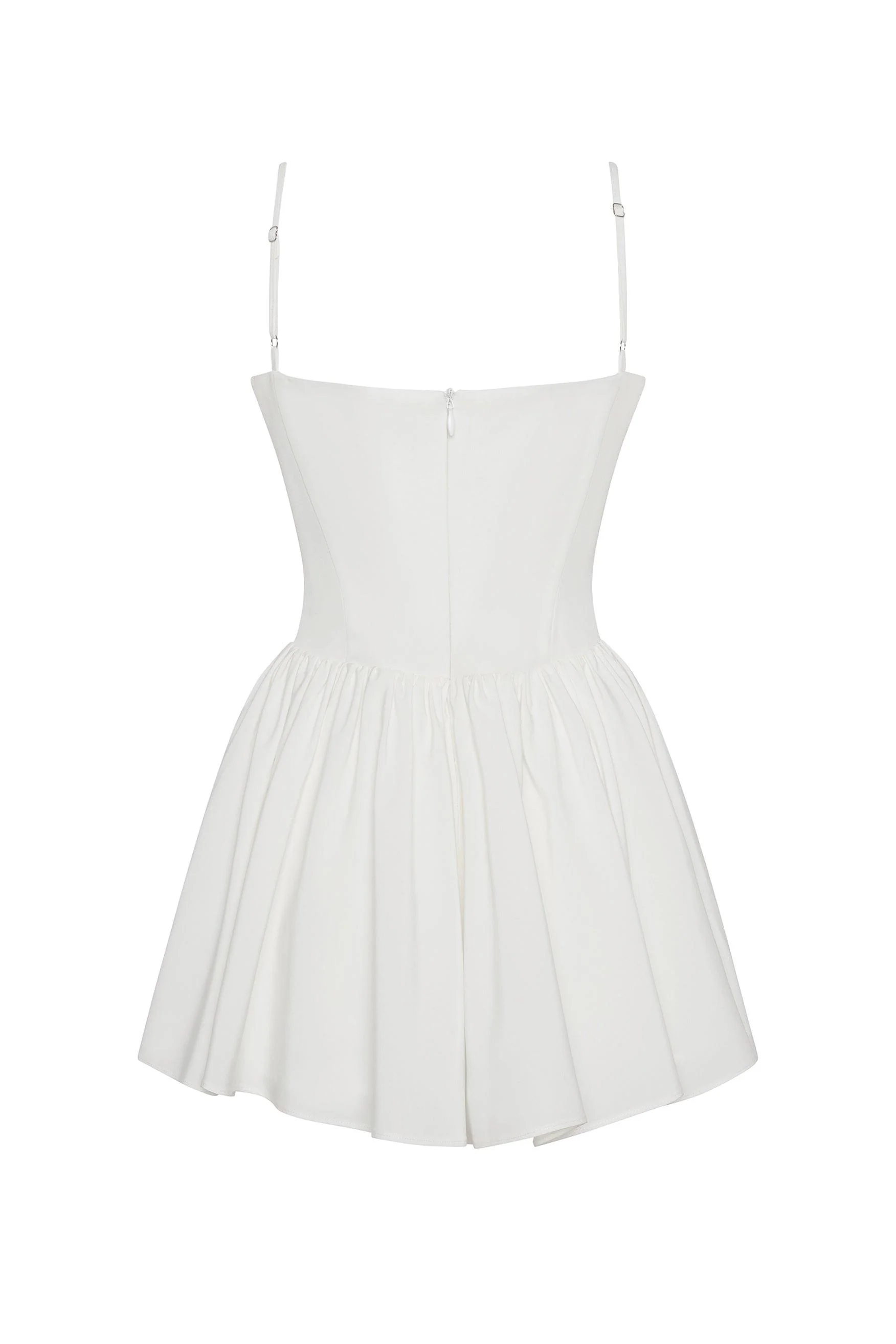 Bellini Bustier Mini Dress - White - Image 11