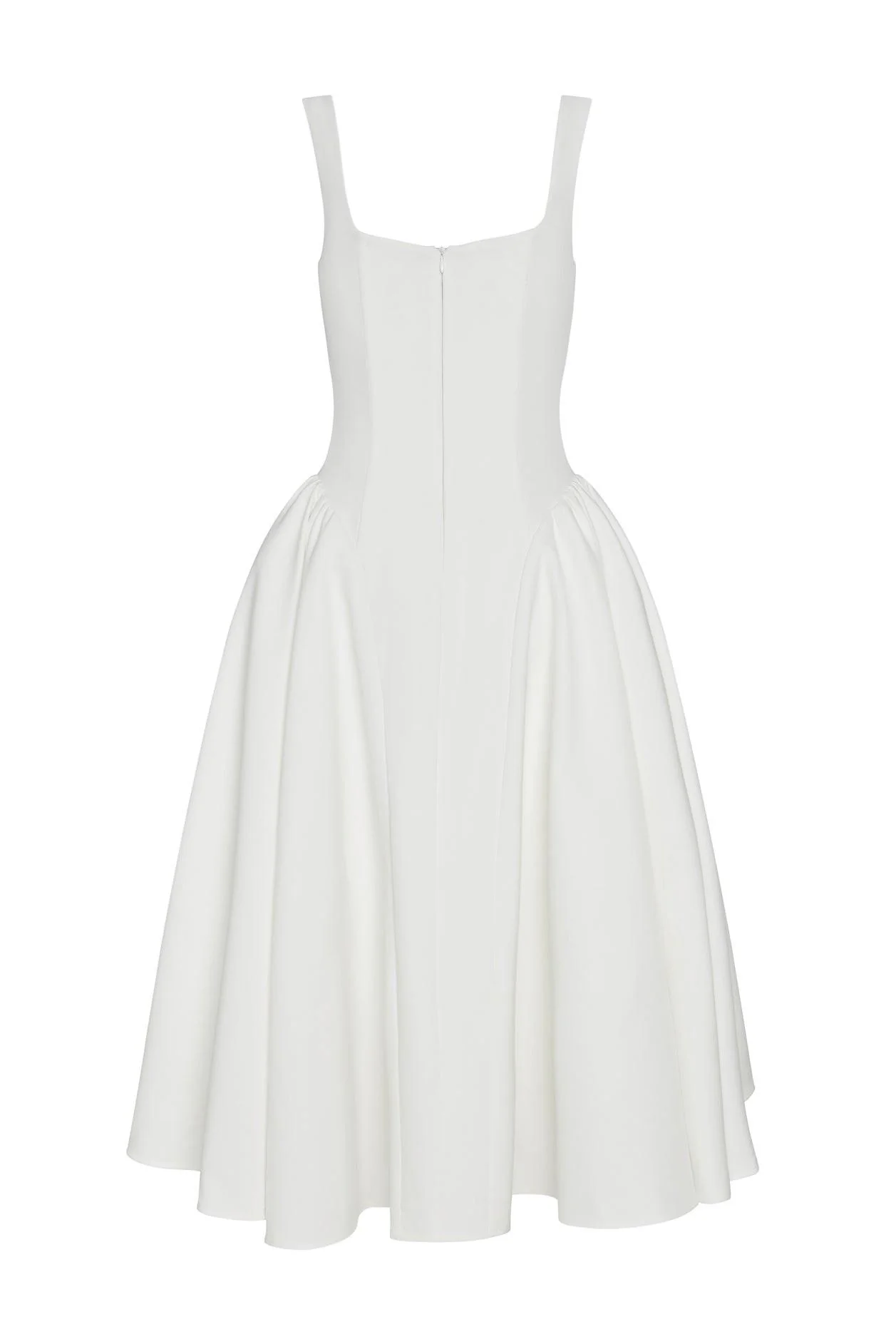 Chloe Corset Midi Dress - White - Image 6