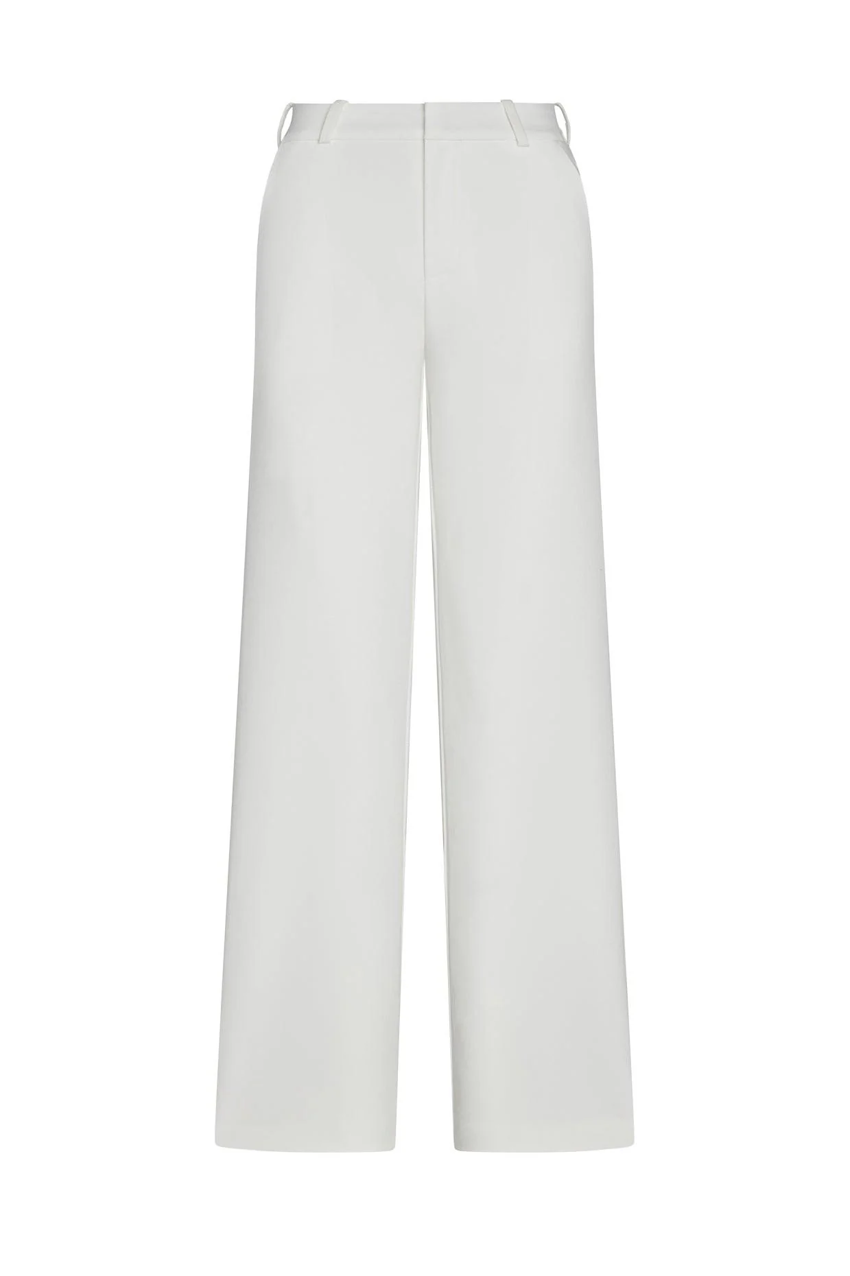 Classic Column Straight Trousers - White - Image 11