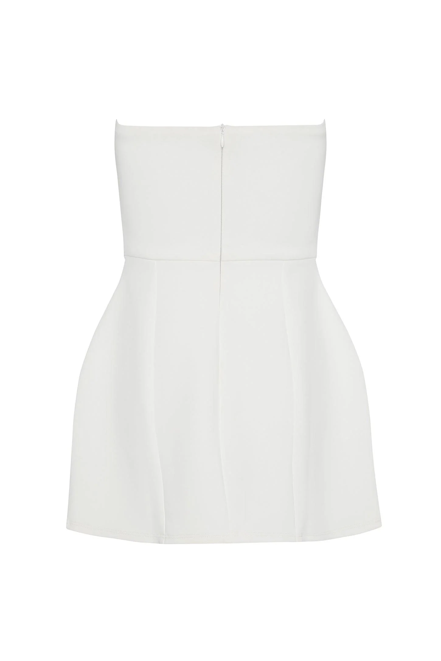 Eres Strapless Bustier Mini Dress - White - Image 10