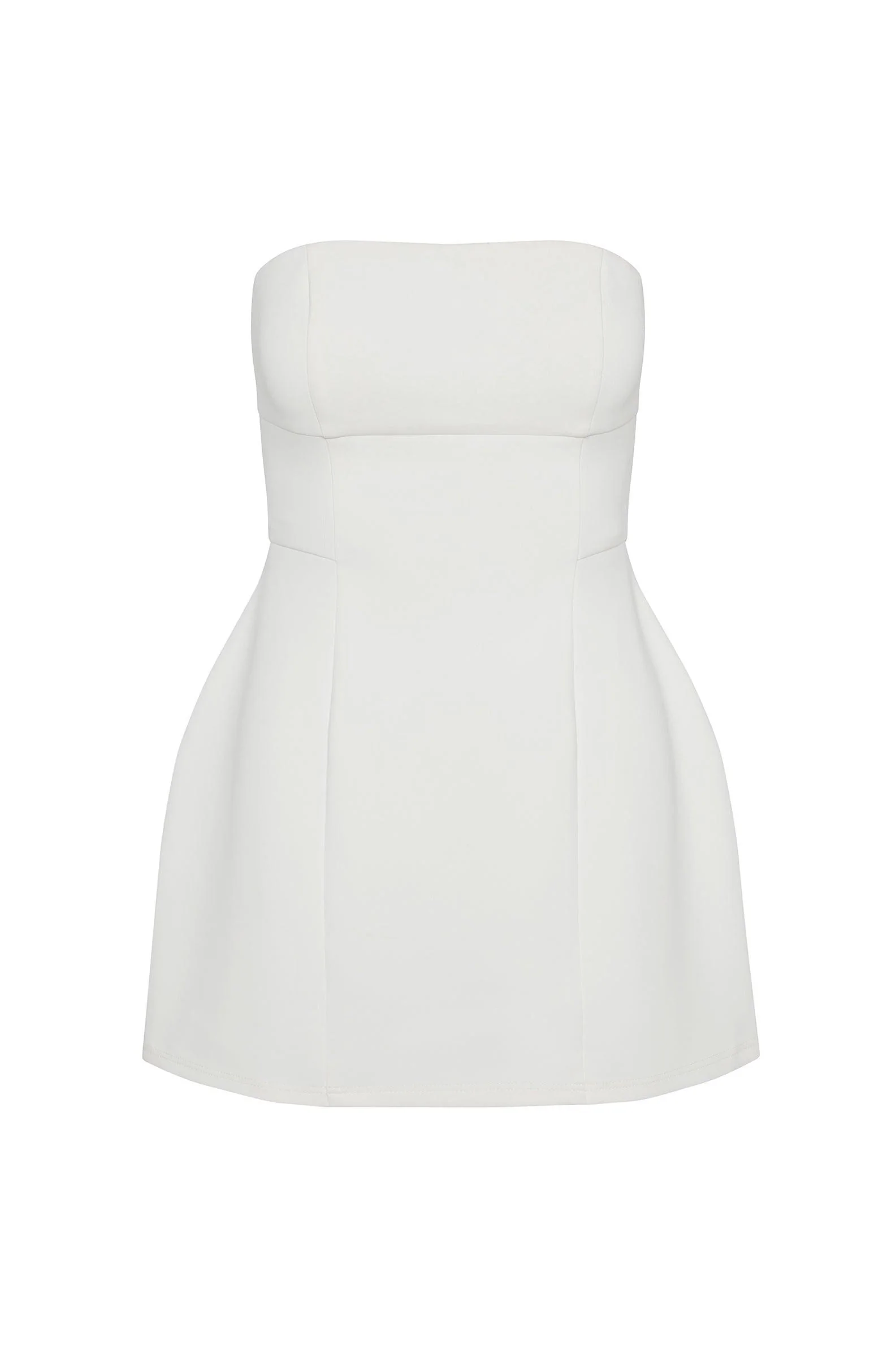 Eres Strapless Bustier Mini Dress - White - Image 9
