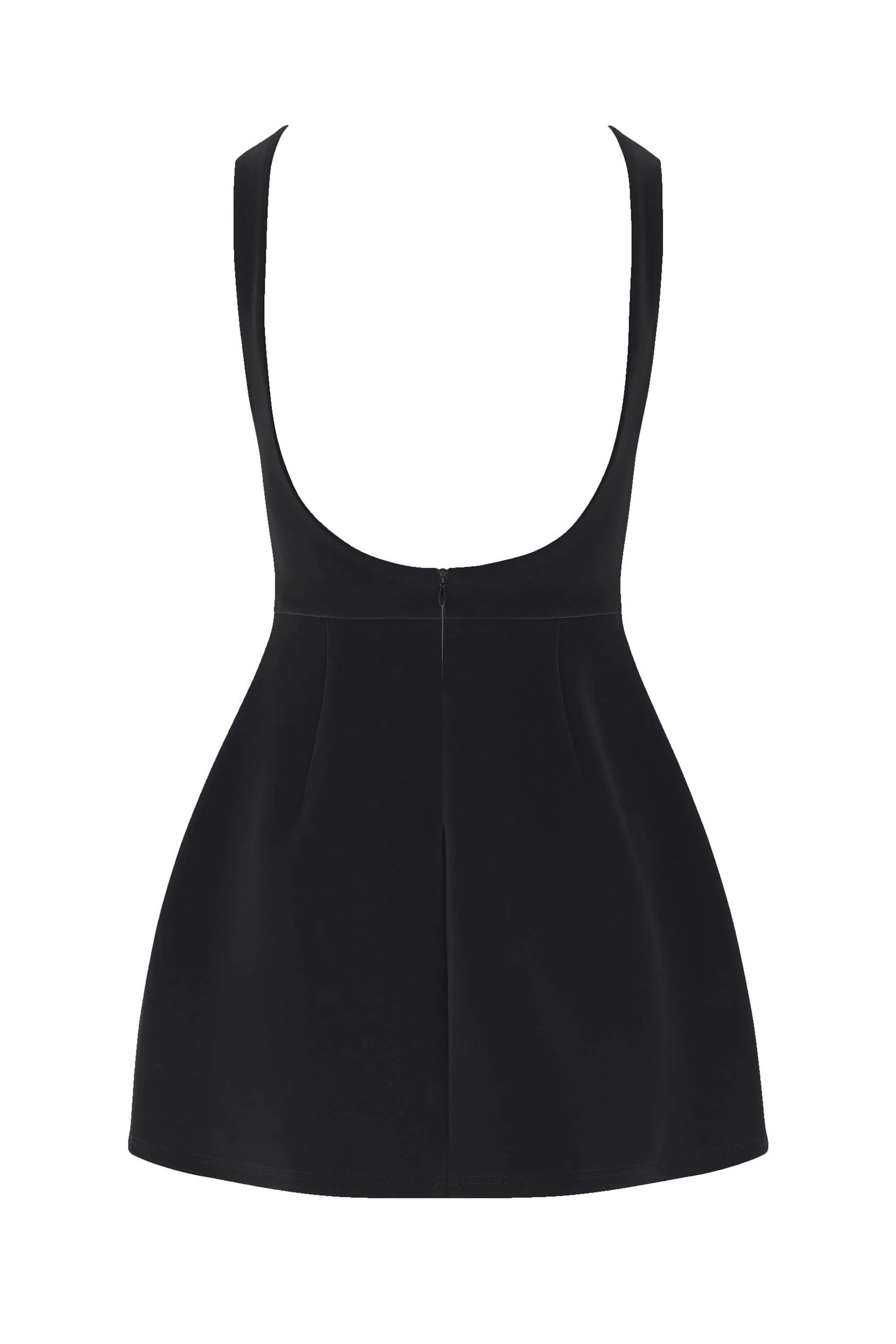 Estelle Sleeveless Bustier Mini Dress - Black - Image 10