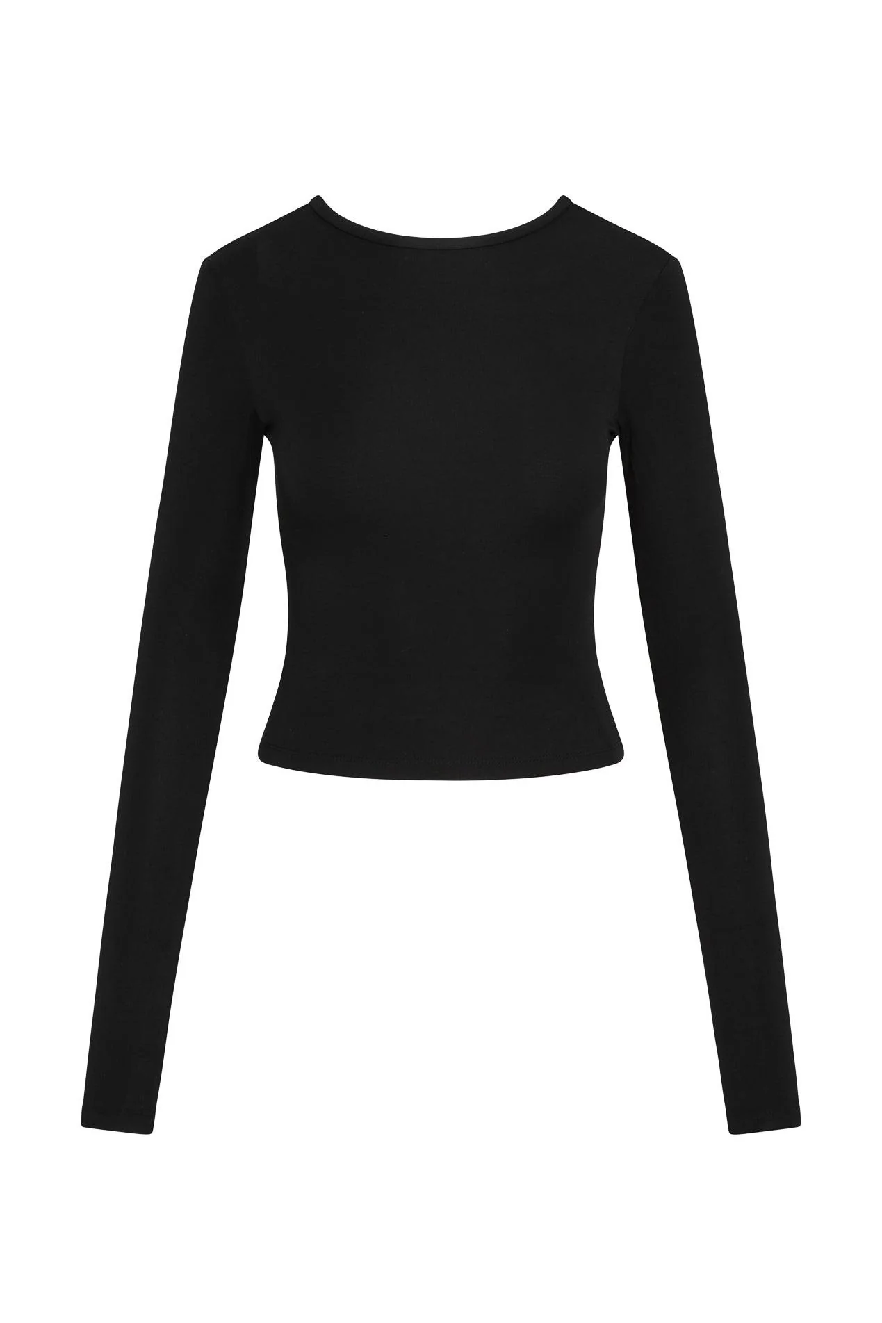 Everyday Jersey Long Sleeve Top - Black - Image 13