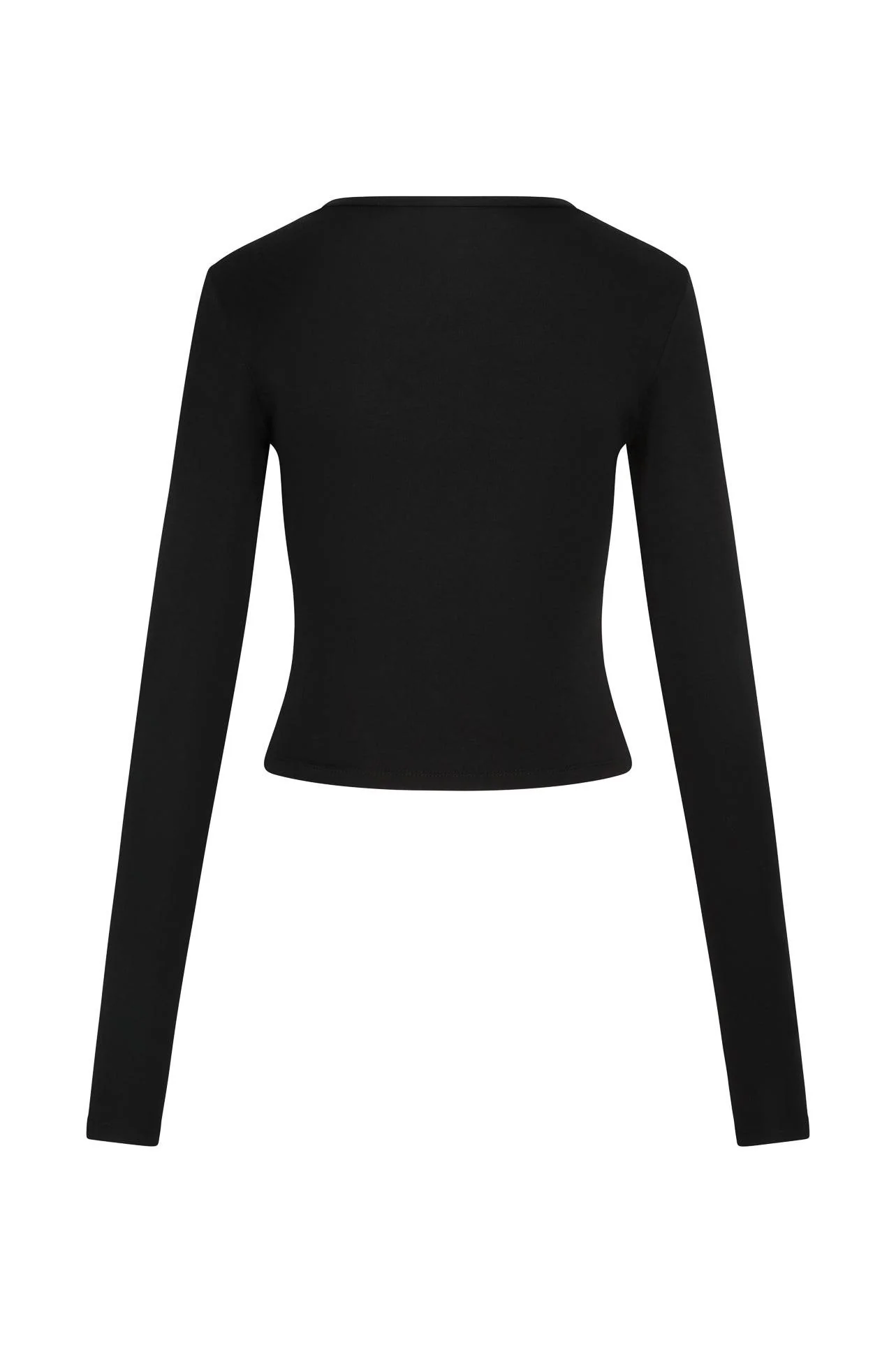 Everyday Jersey Long Sleeve Top - Black - Image 14