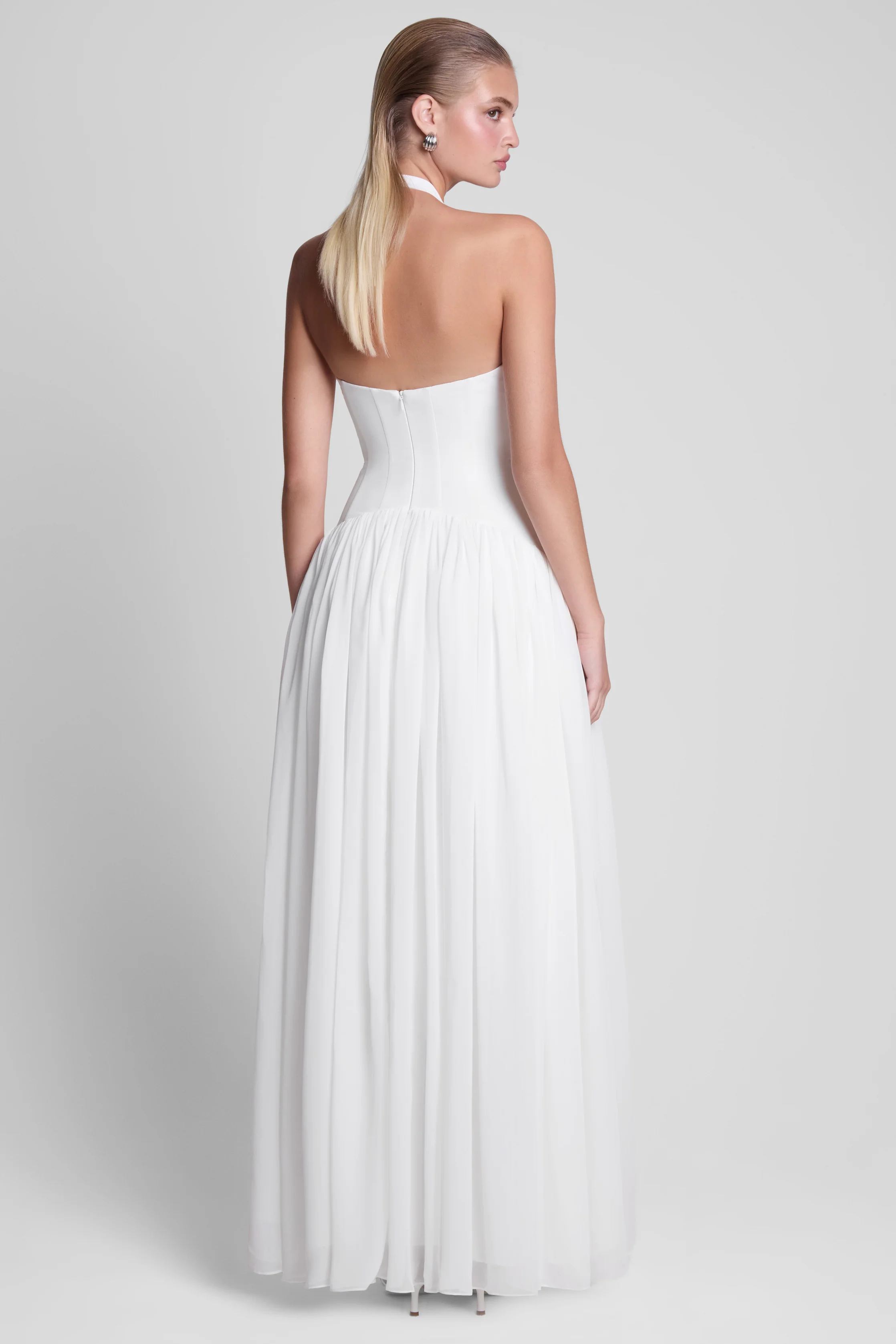 Harlowe Corset Maxi Dress - White - Image 5