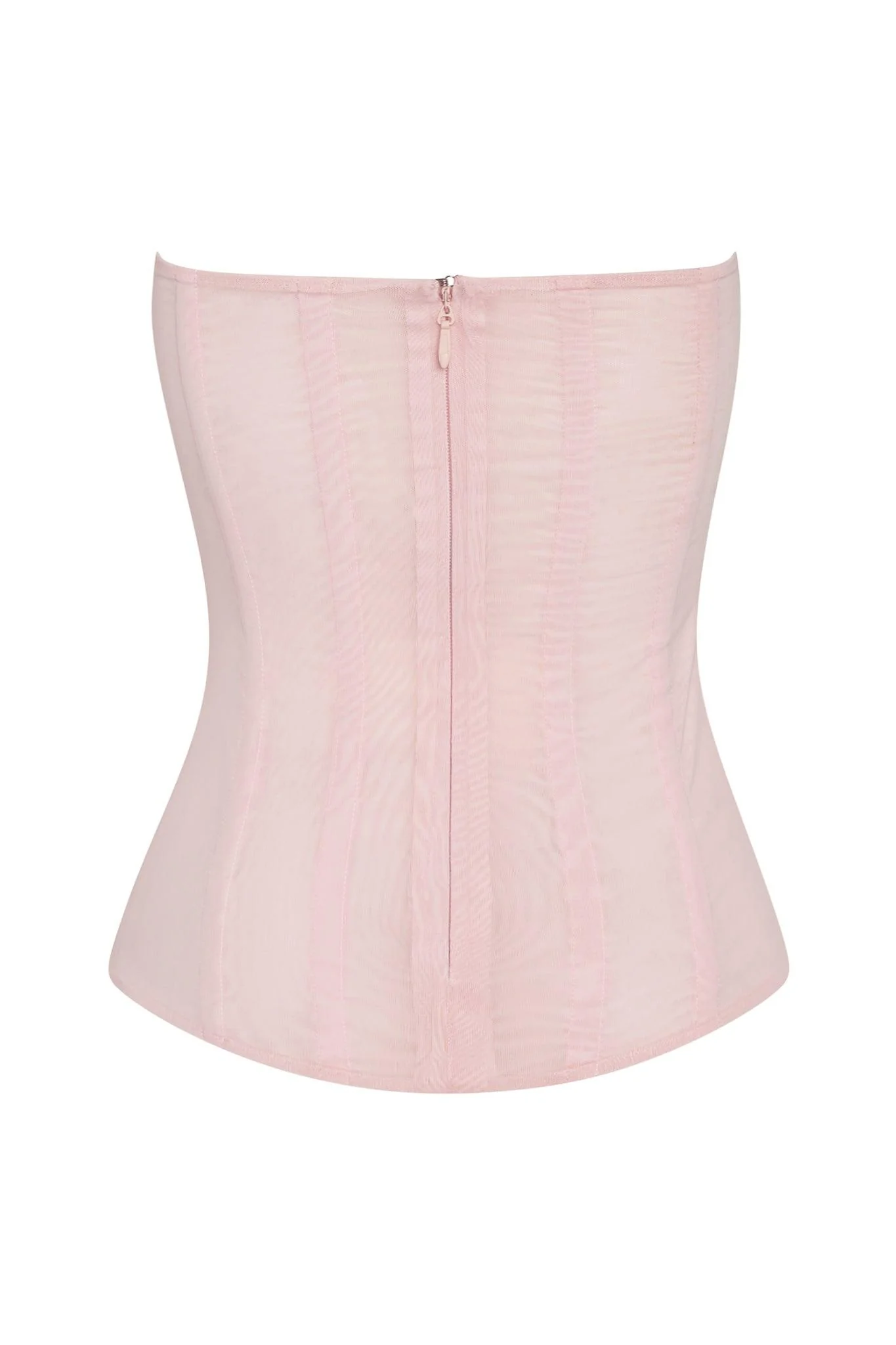 Muse Mesh Corset Top - Pink - Image 12