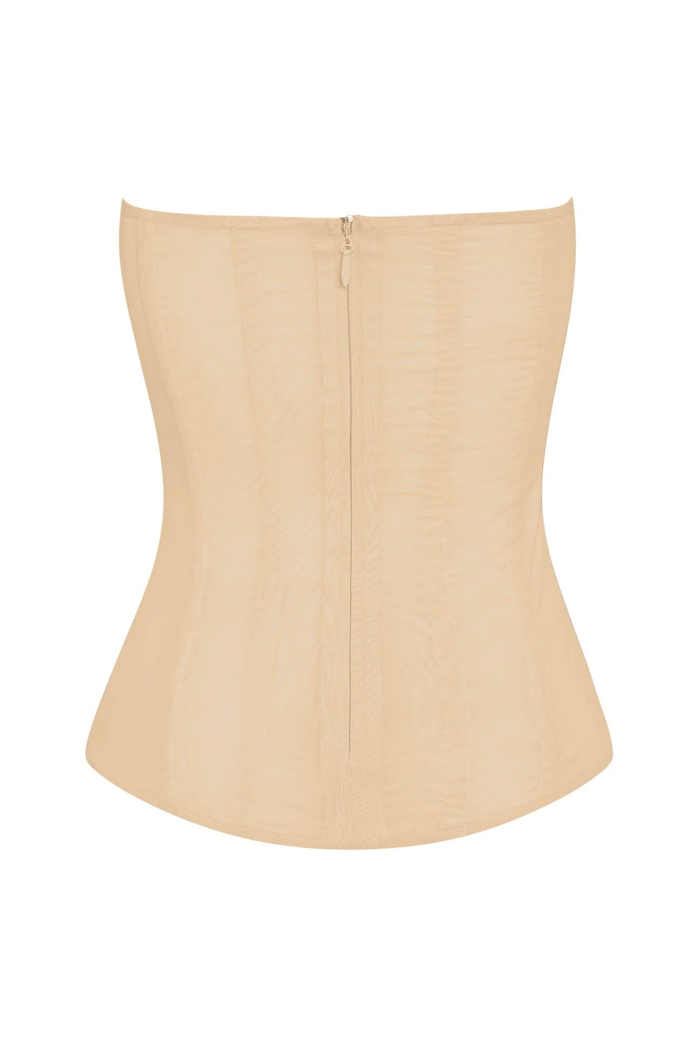 Muse Mesh Corset Top - Tan - Image 8
