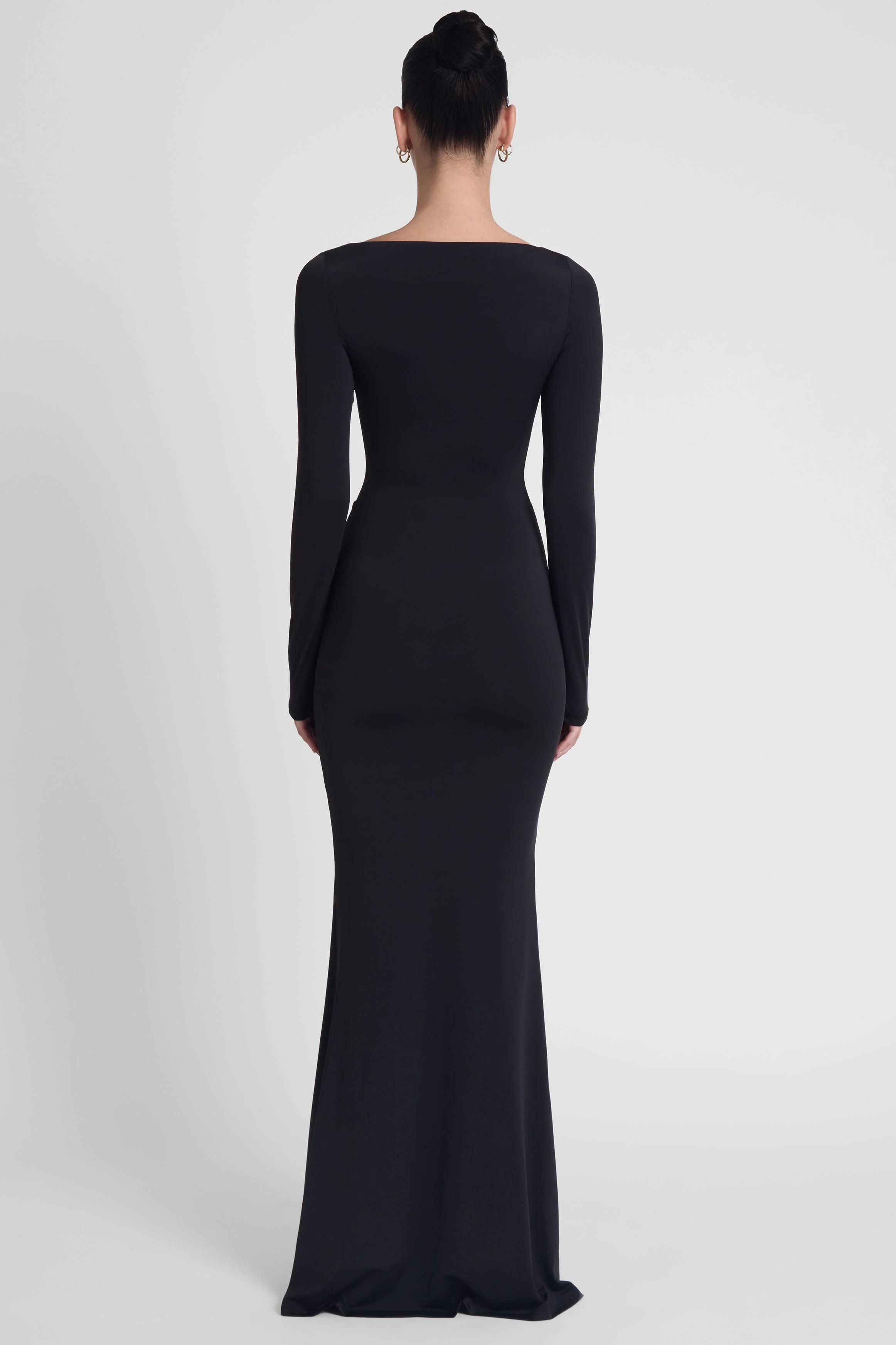 Oasis Knot Maxi Dress - Black - Image 7
