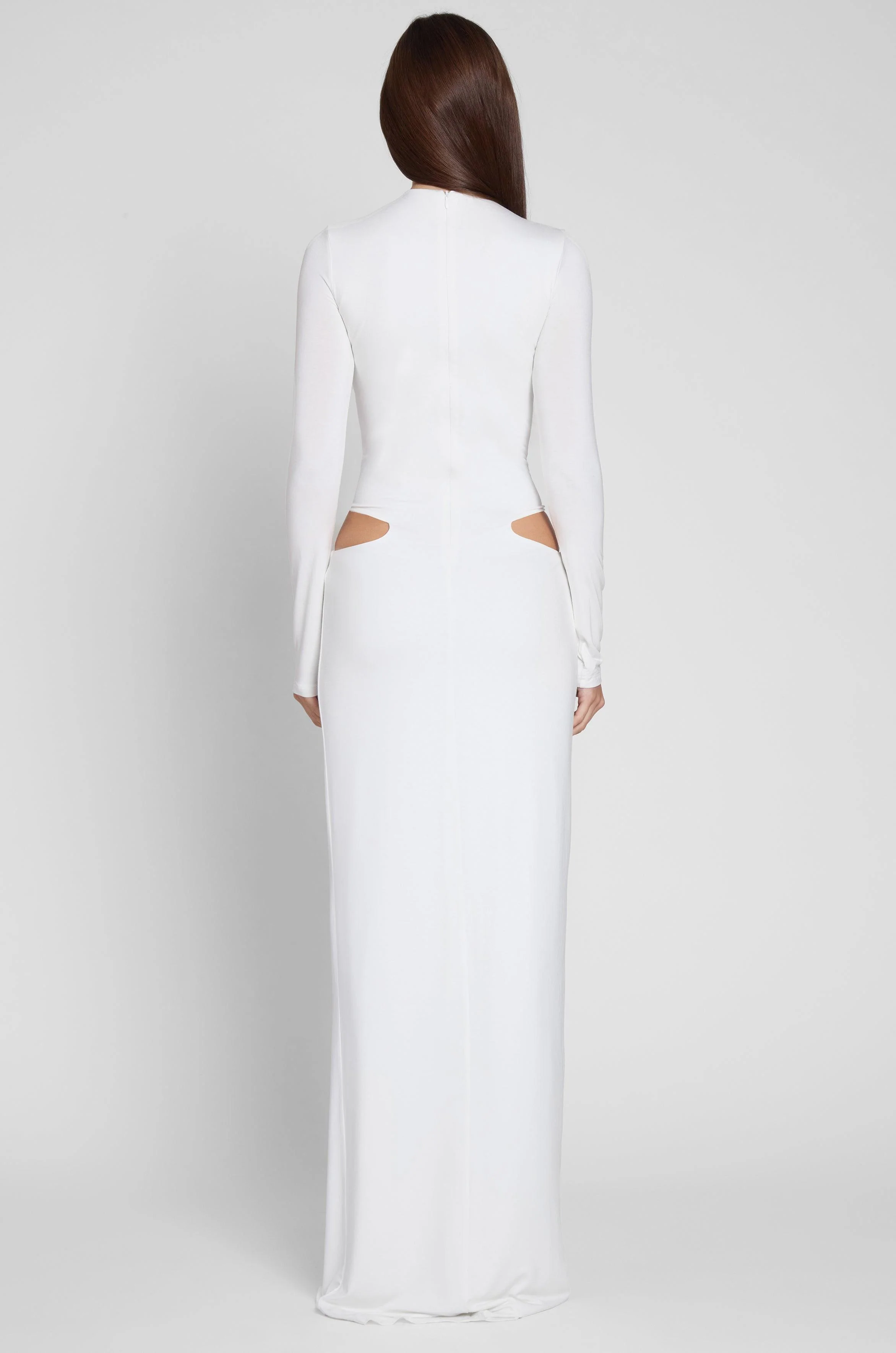 Vacanza Drape Gown - White - Image 11