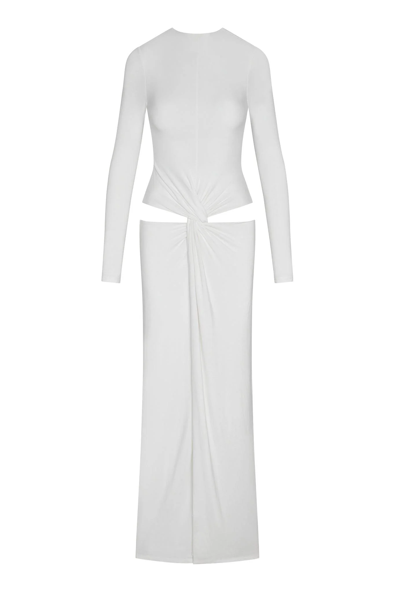 Vacanza Drape Gown - White - Image 12