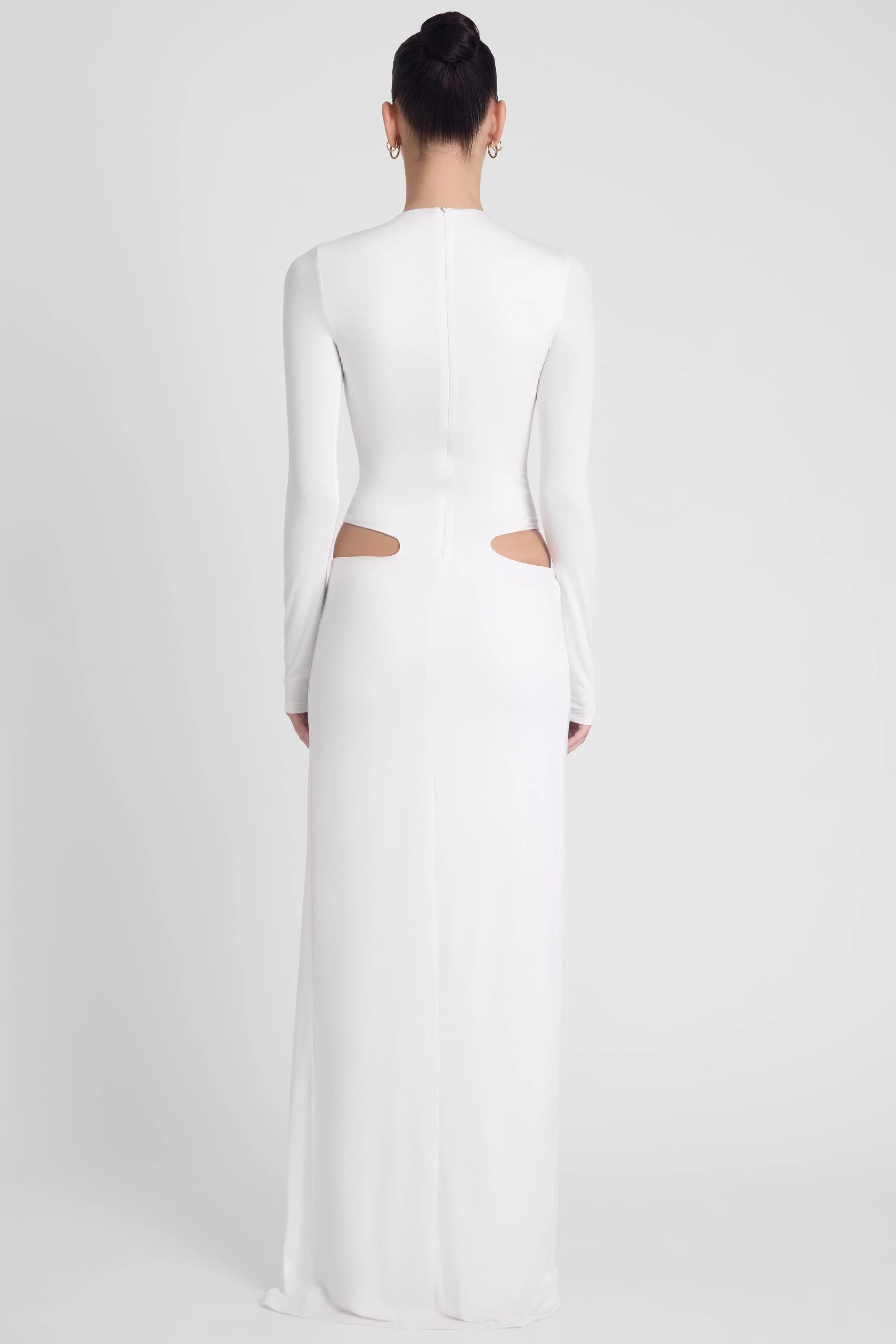 Vacanza Drape Gown - White - Image 5