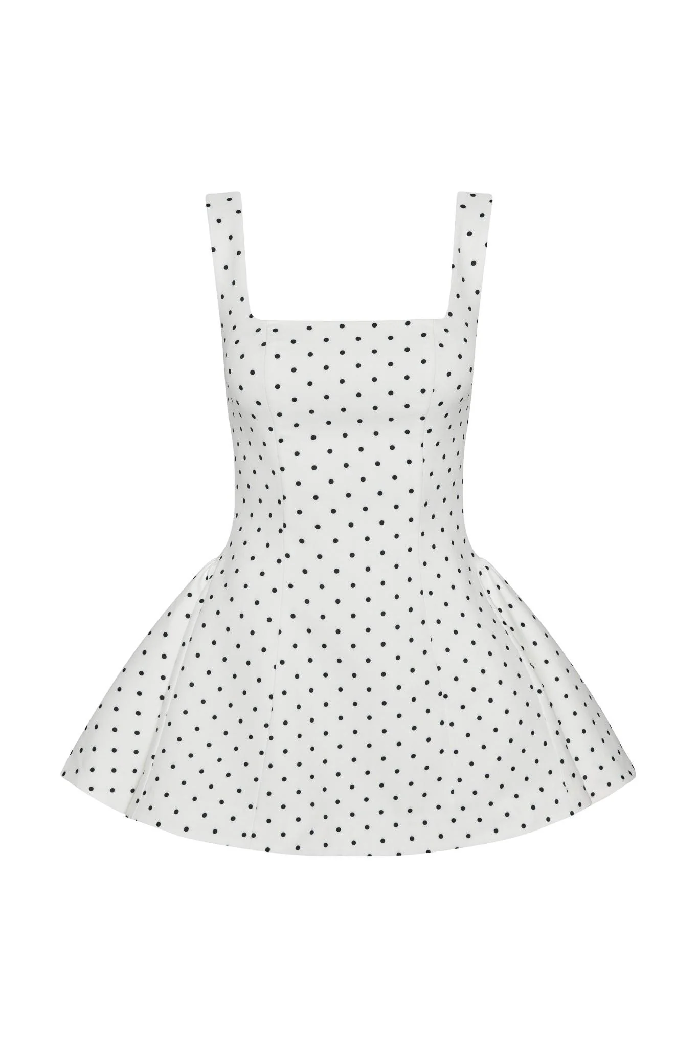Ysabelle Babydoll Corset Mini Dress - Polka Dot - Image 12